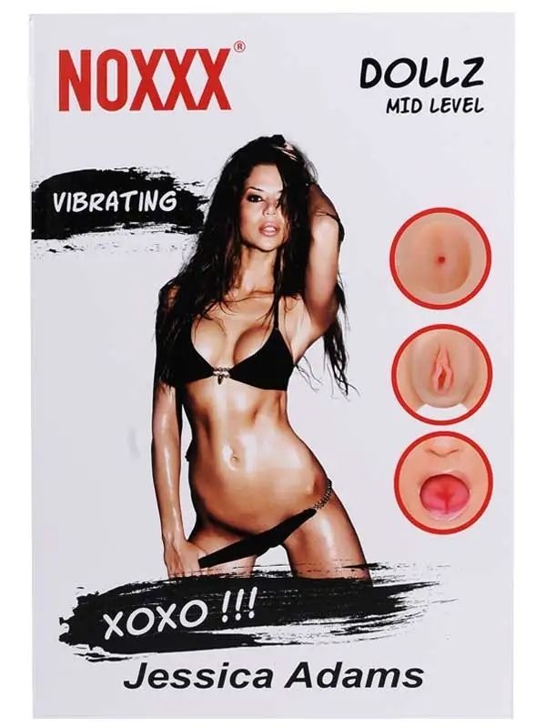 Noxx Jessica Adams Realistik Vajina Anüslü 3 İşlevli Şişme Kadın