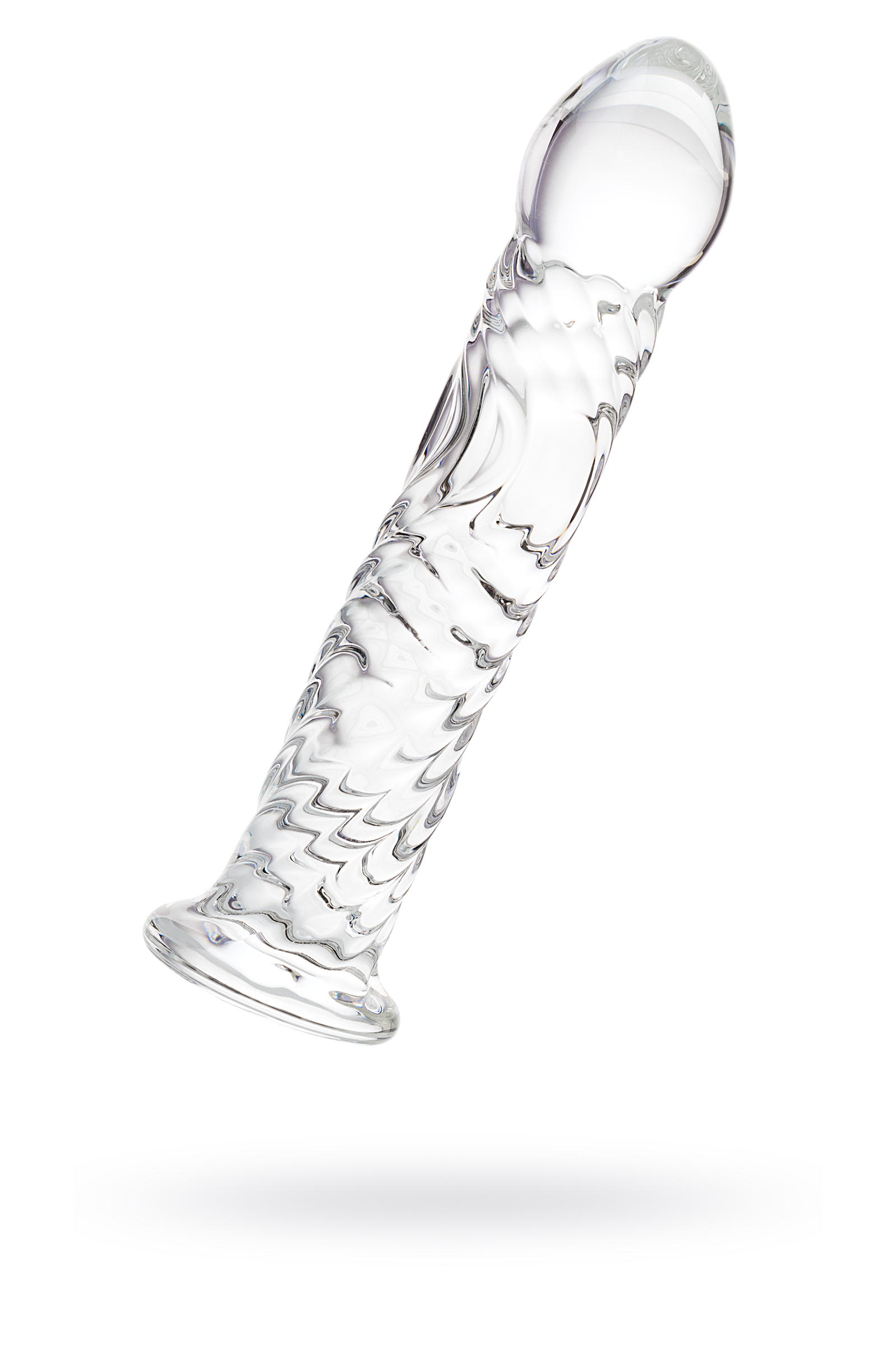 Sexus Glass Cam Dildo, Şeffaf,16,5 cm