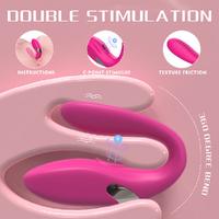 Umi Rct Şarjlı Kumandalı Eğilebilir G Nokta ve Klitoris Emiş Uyarıcı 2 in 1 U Tipi Çift Vibratörü