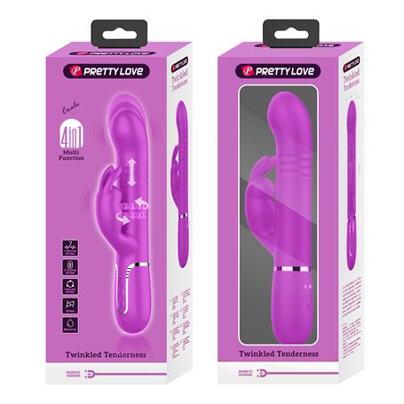 USB Manyetik Şarjlı 7 Tişim 4 İleri Geri & 4 Rotasyon Fonksiyonlu Teknolojik G-Spot Vajinal Vibratör