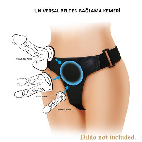 Universal Protez Penis Belden Bağlama Kemeri - Bobby