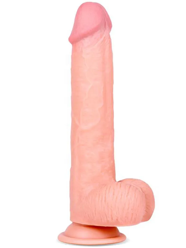 9" Dual Layer Oynar Derili Realistik Penis 23 cm