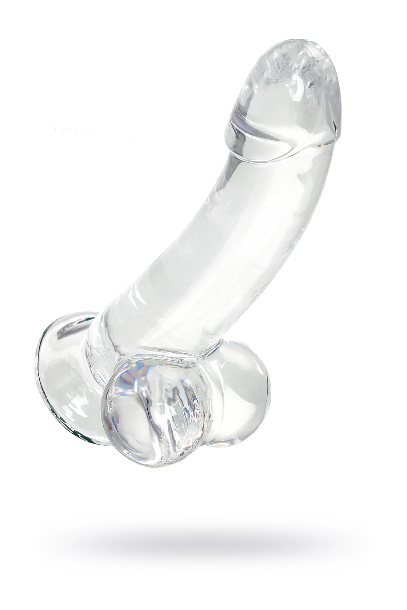 A-Toys by TOYFA Gerçekçi Cryst yapay penis, TPE, transparan, 15 cm