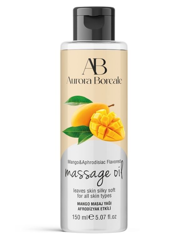 Aurora Boreale Mango Aromalı Afrodizyaklı Masaj Yağı 150 ML