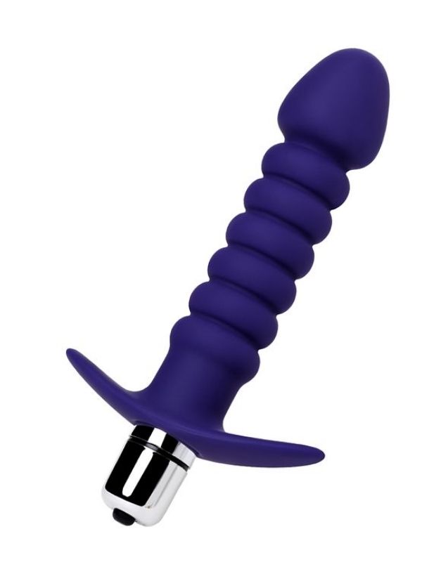 Condal anal vibratör suya dayanıklı Mor, 14 cm