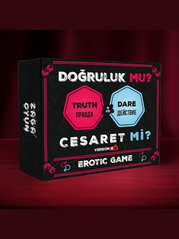 Doğruluk Mu Cesaret Mi Erotik Kutu Oyunu Yenilenmiş 4.versiyon