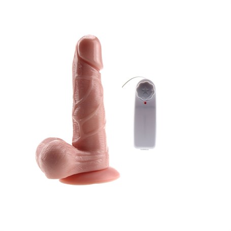 14 cm Kumandalı Gerçekçi Titreşimli Dildo Vibratör Penis