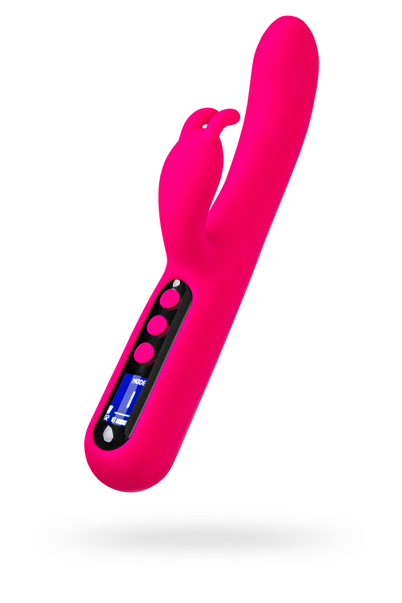 eroTeq Klitoral uyarımlı G noktası vibratörü Rablock, silikon, pembe, 23,5 cm