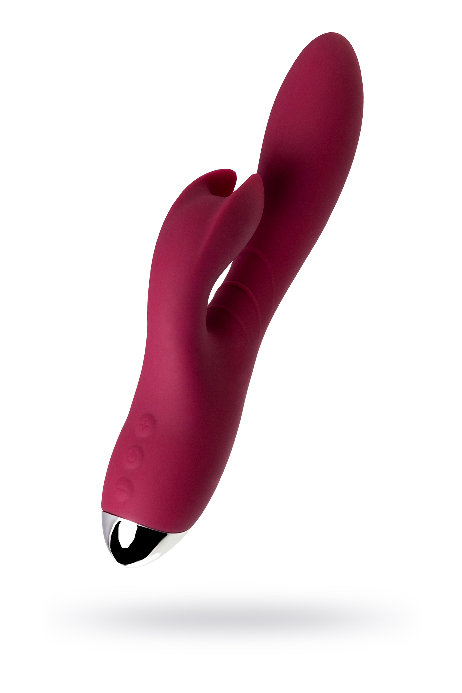 L'EROİNA by TOYFA Mion  Vibratör, silikon, bordo, 22 cm