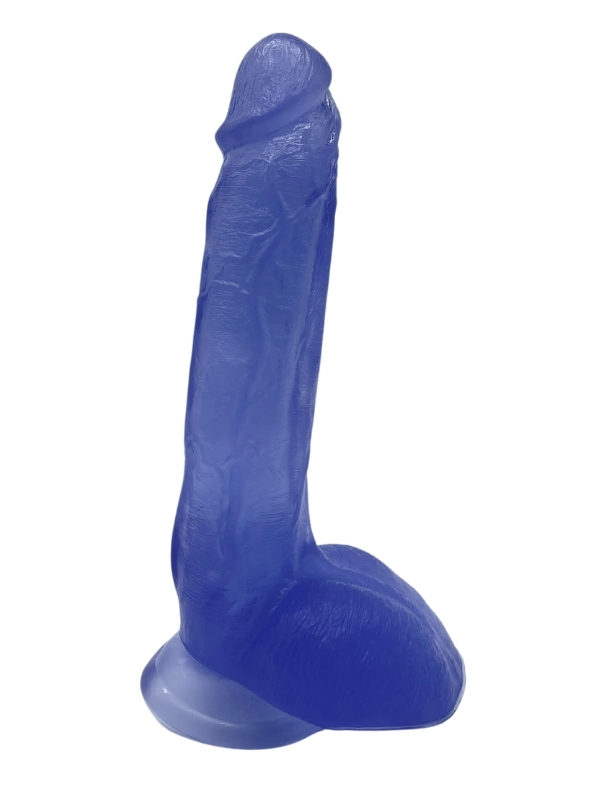 25cm mavi Realistik Dildo No:168