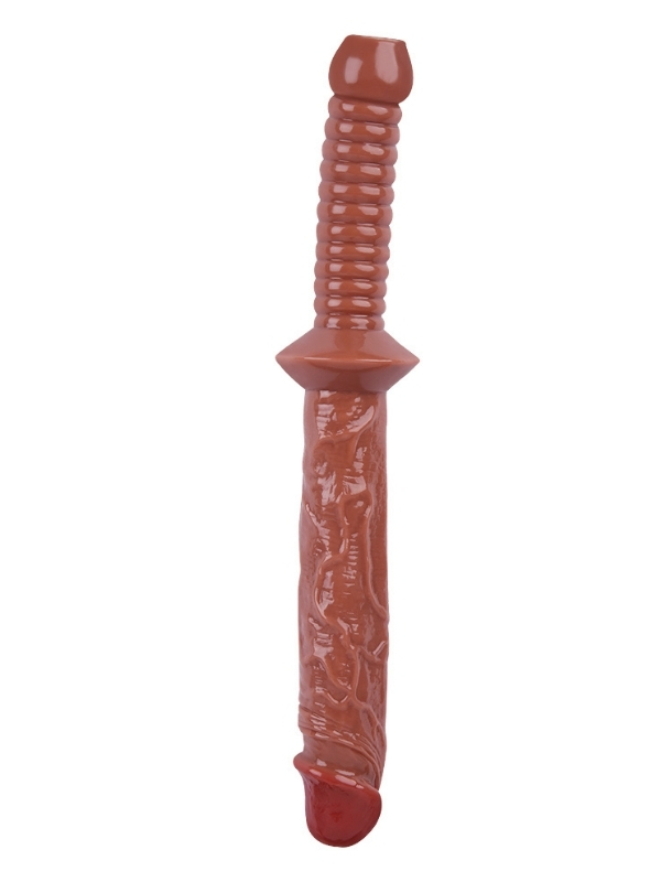 32cm Kahverengi Realistik Kılıç Dildo No:150