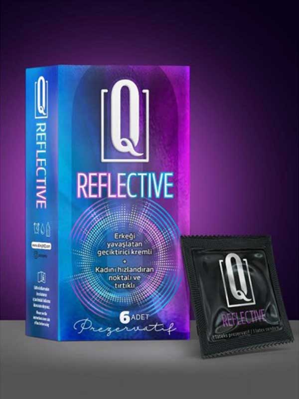 Q REFLECTİVE 6'LI PREZERVATİF