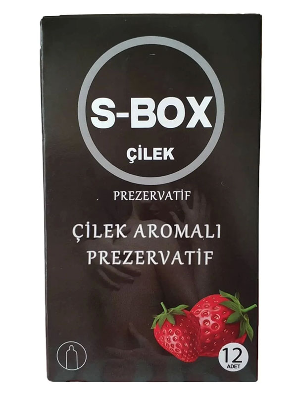 S-Box Çilek Aromalı Prezervatif 12'li