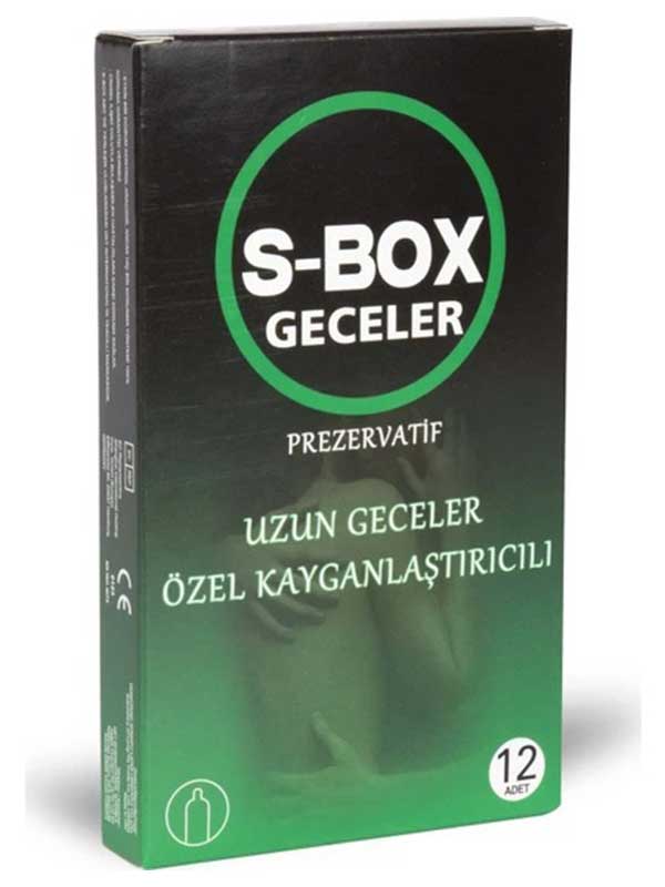 S-Box Özel Kayganlaştırıcılı Prezervatif 12'li