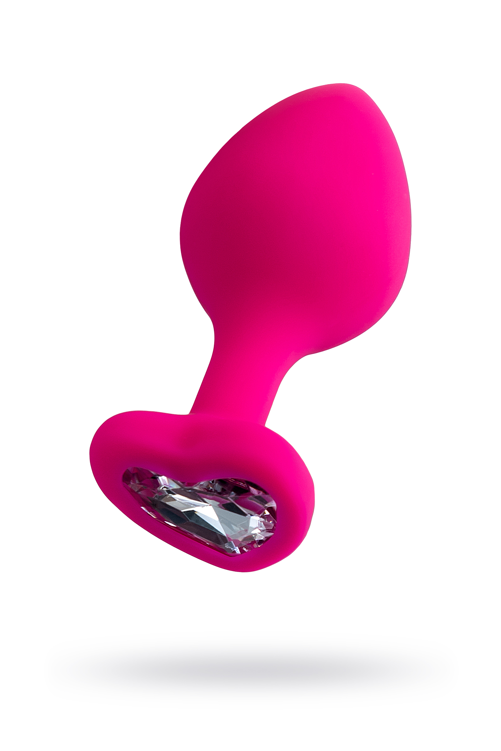  Heart Anal Plug, silikon, pembe, 8 cm, Ø 3 cm