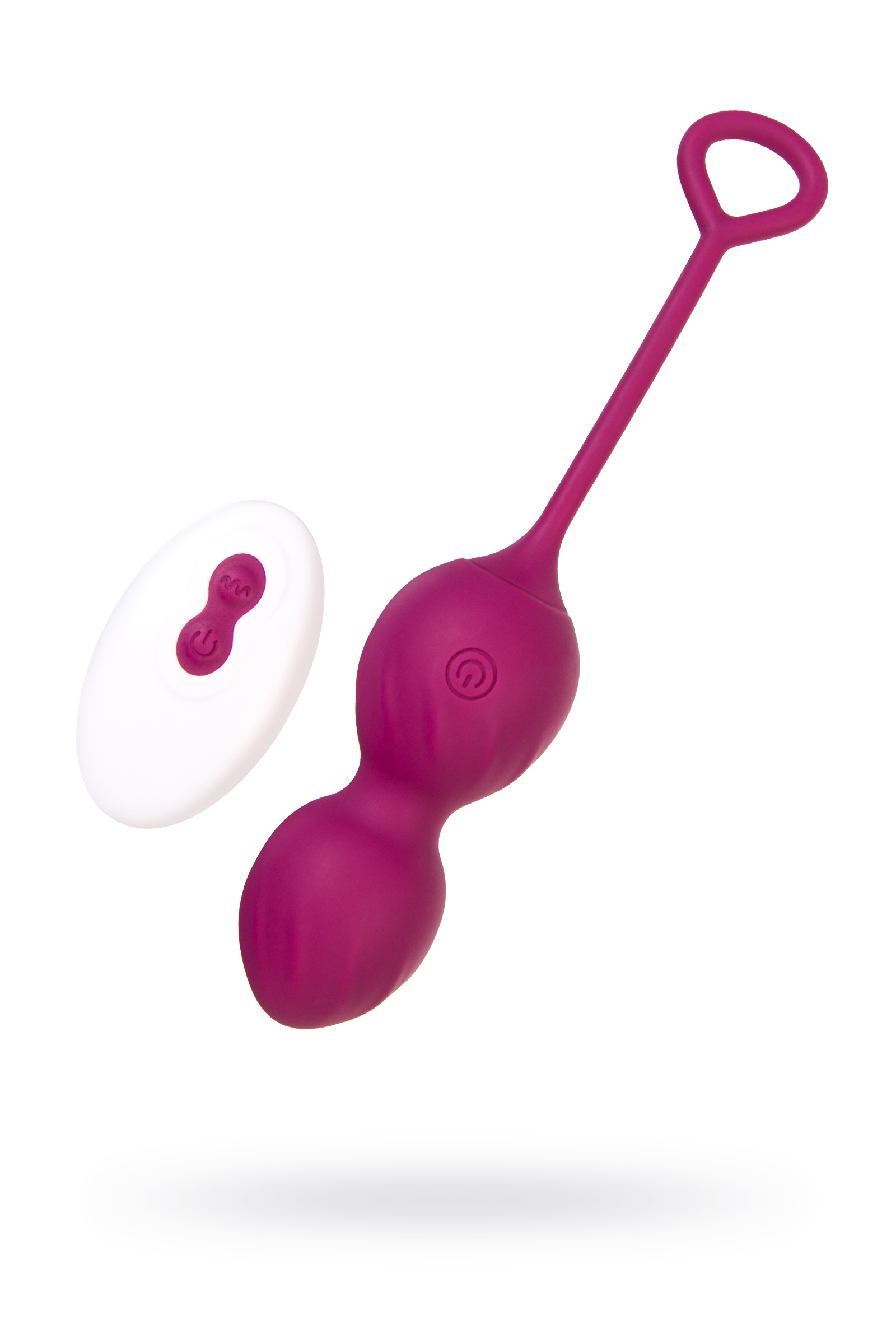 Vaginal balls L'Eroina Moussy, silicone, burgundy, 17 cm