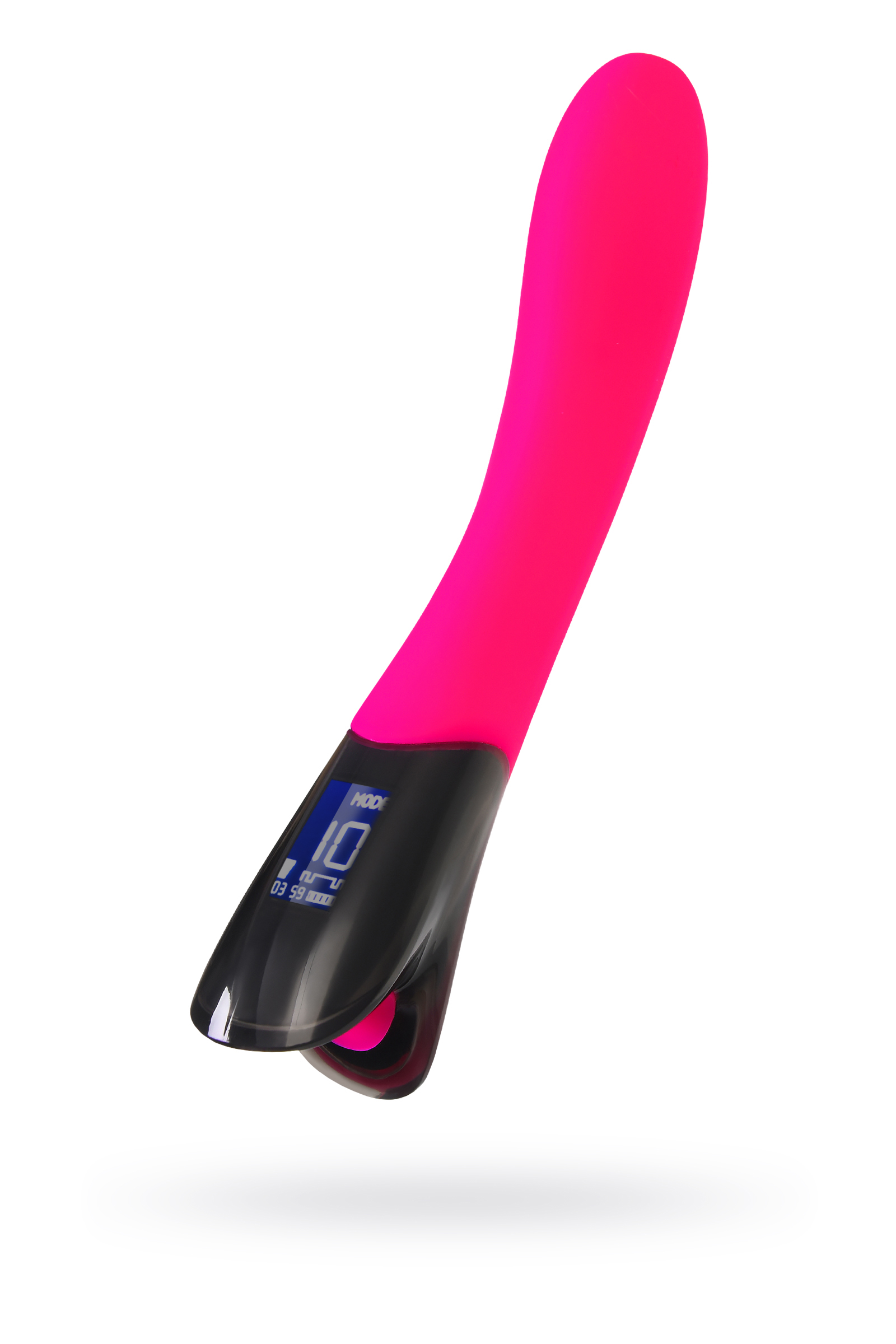 Vibrator eroTeq Mecawn, silicone, pink, 20.5 cm