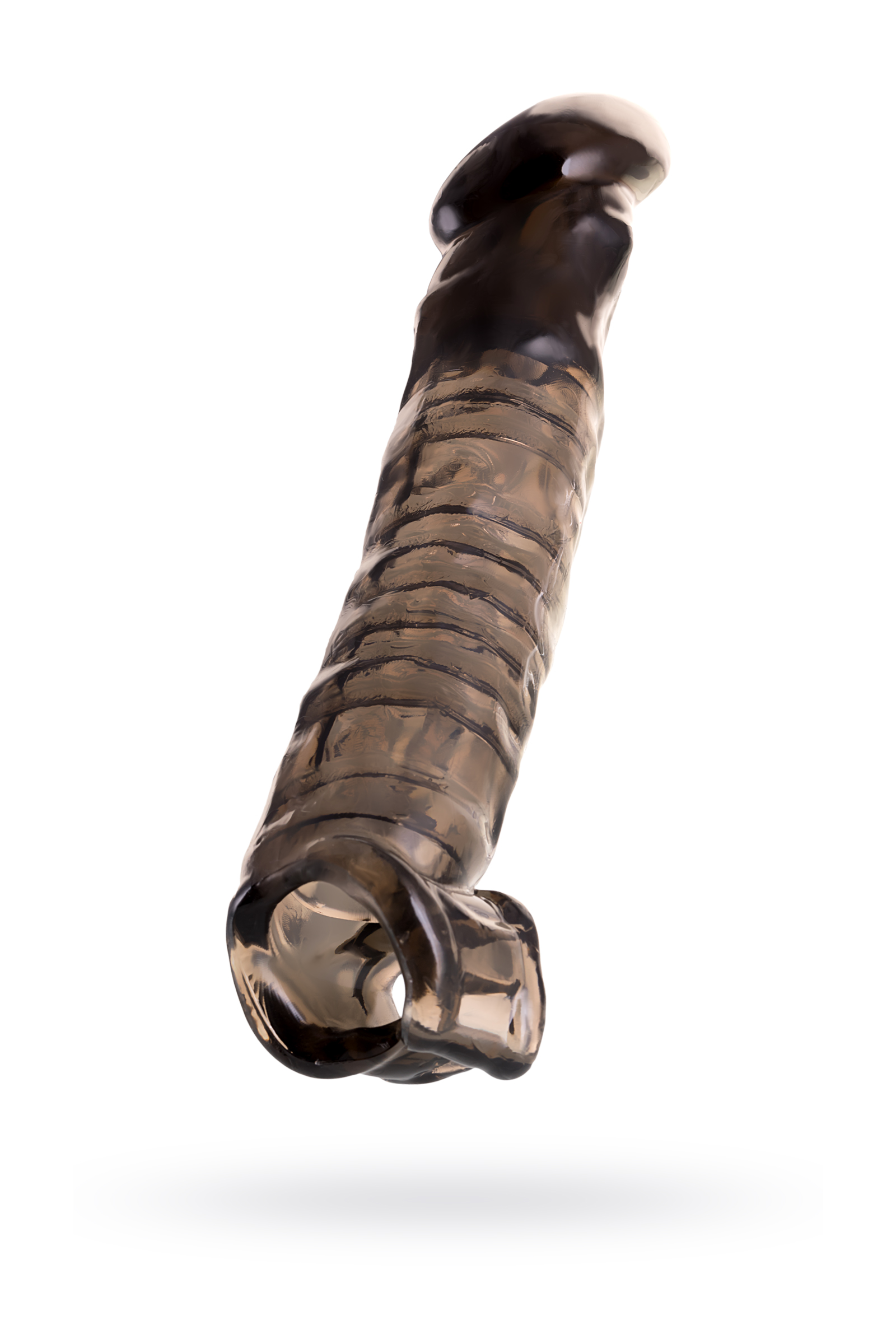 XLover Penis Klıfı, Boyutu Arttırıcı, TPE, siyah, Şeffaf, 22.5 cm